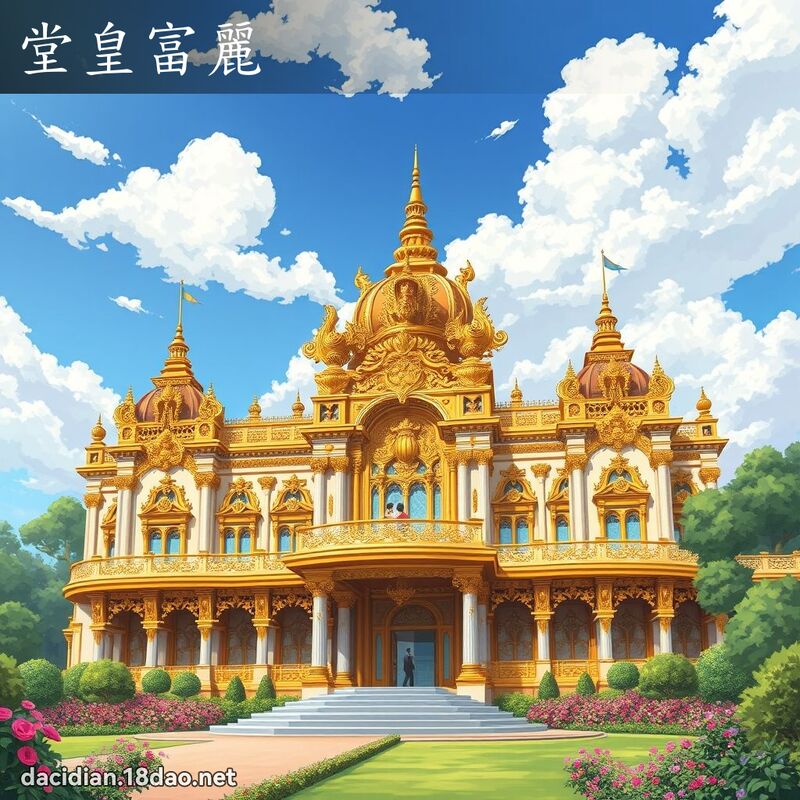 堂皇富丽 - 国语大辞典配图