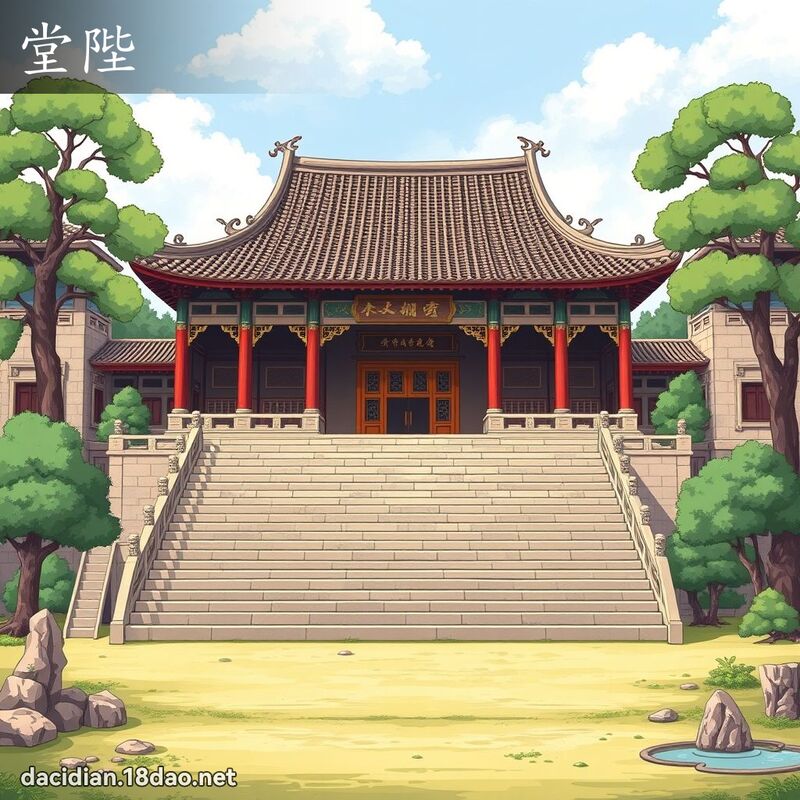 堂陛 - 國語大辭典配圖