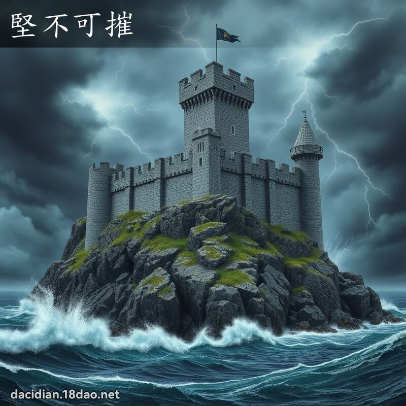 堅不可摧 - 國語大辭典配圖