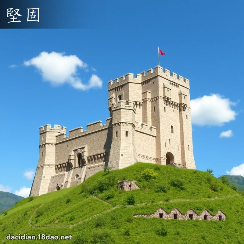 堅固 - 國語大辭典配圖