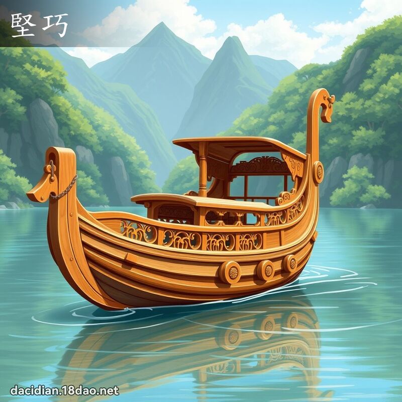 堅巧 - 國語大辭典配圖