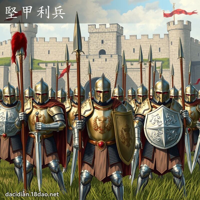 坚甲利兵 - 国语大辞典配图
