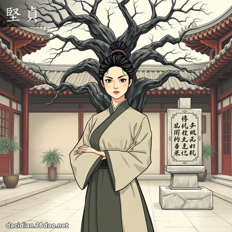 堅貞 - 國語大辭典配圖