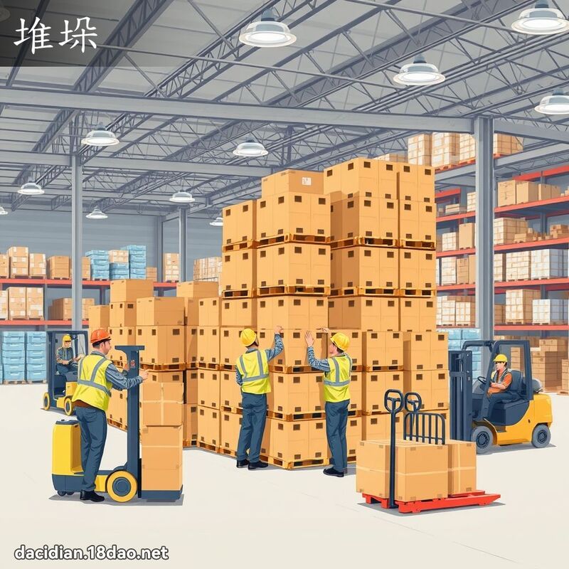 堆垛 - 國語大辭典配圖