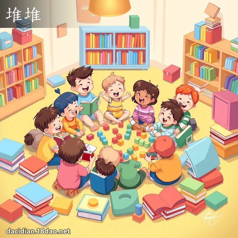 堆堆 - 國語大辭典配圖