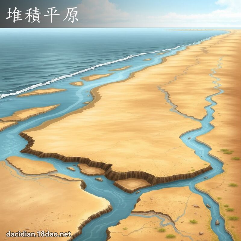 堆积平原 - 国语大辞典配图