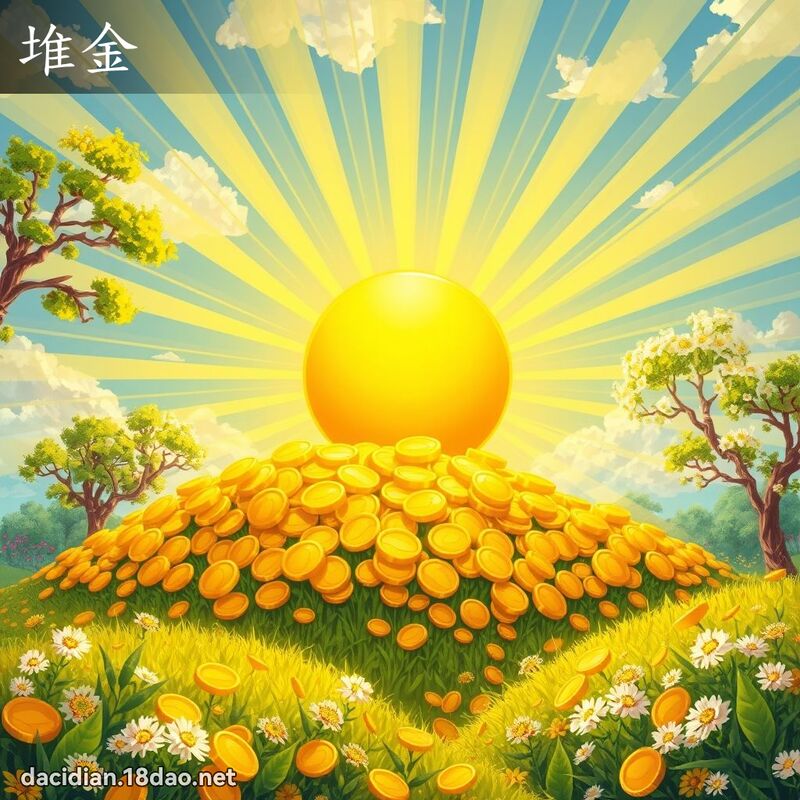 堆金 - 國語大辭典配圖