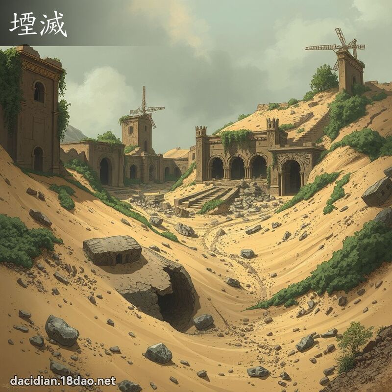堙滅 - 國語大辭典配圖