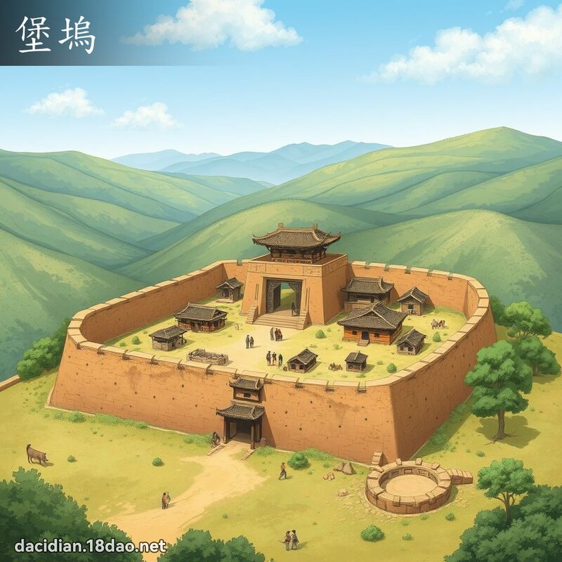 堡坞 - 国语大辞典配图