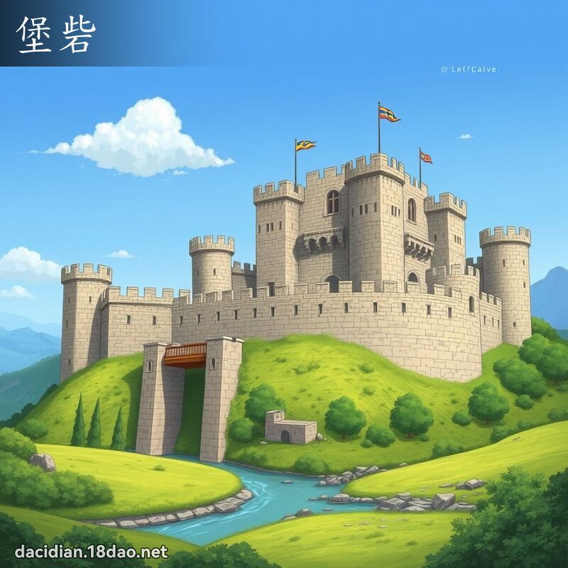 堡砦 - 国语大辞典配图