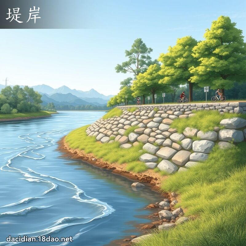 堤岸 - 国语大辞典配图