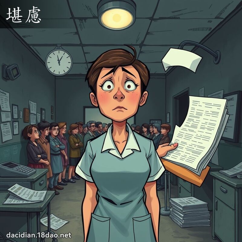 堪慮 - 國語大辭典配圖