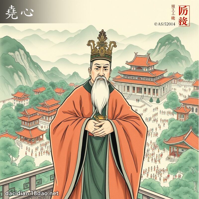 尧心 - 国语大辞典配图