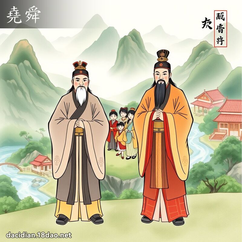 堯舜 - 國語大辭典配圖