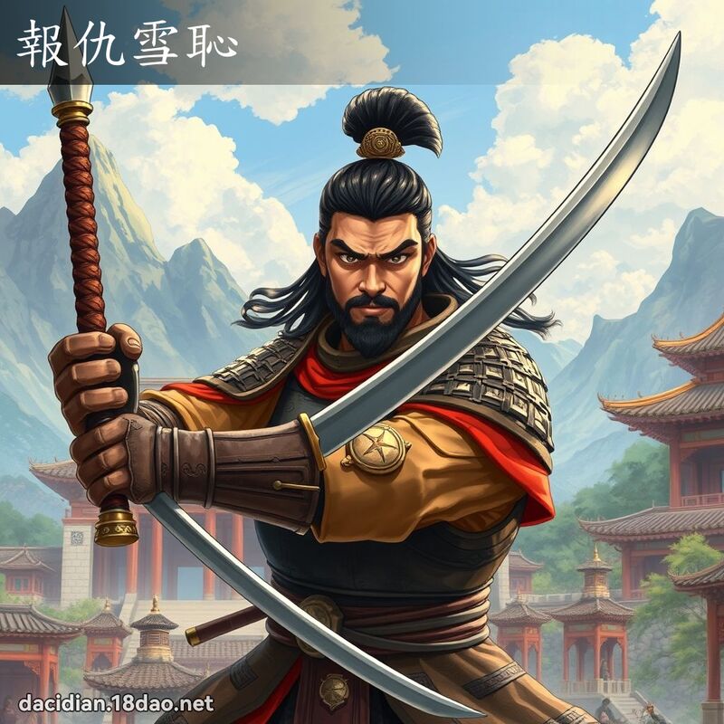報仇雪恥 - 國語大辭典配圖