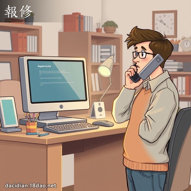 報修 - 國語大辭典配圖