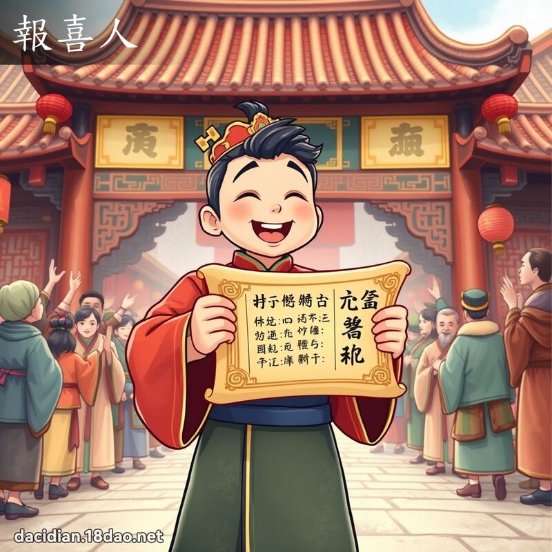 報喜人 - 國語大辭典配圖