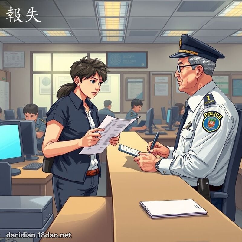报失 - 国语大辞典配图