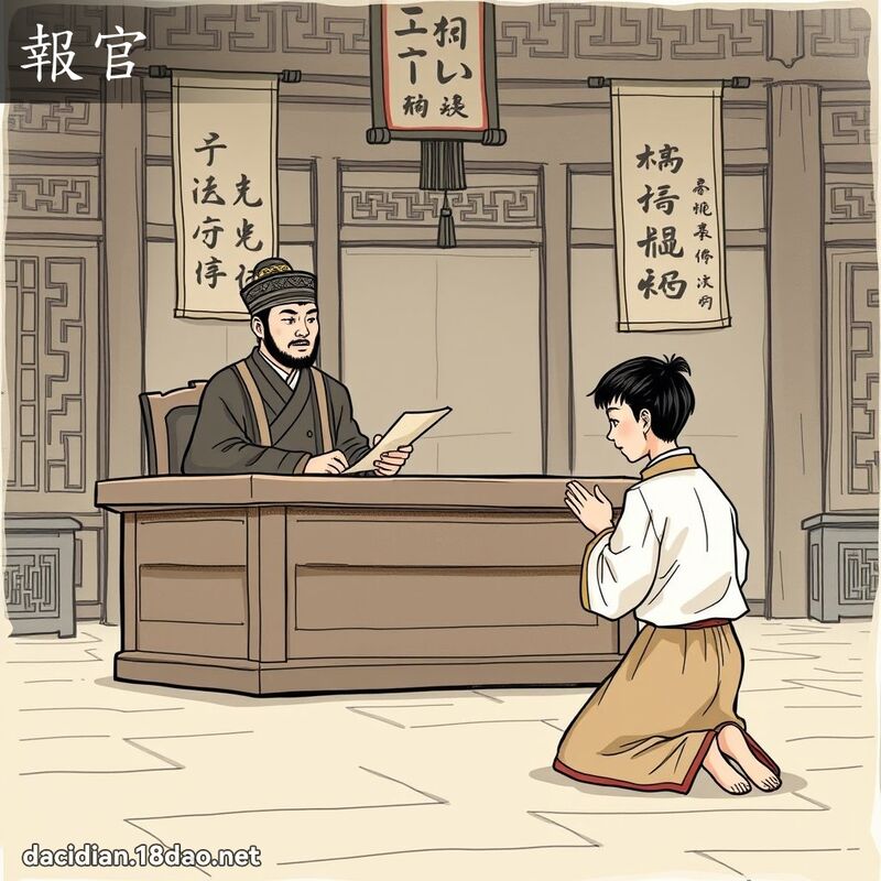 報官 - 國語大辭典配圖