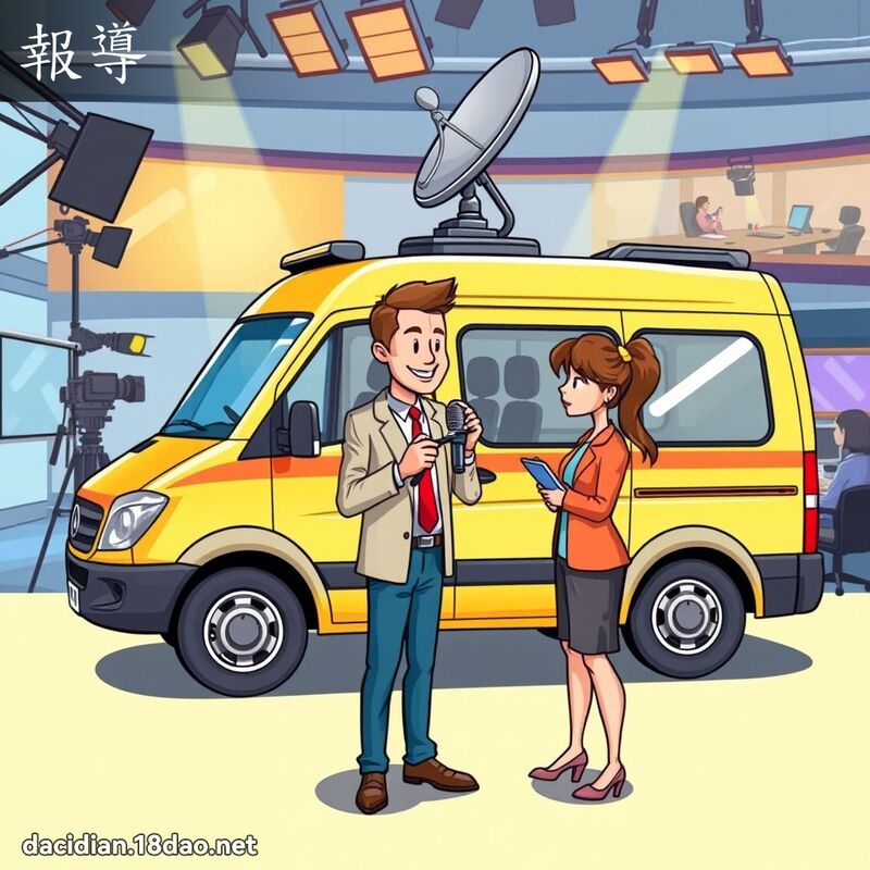報導 - 國語大辭典配圖