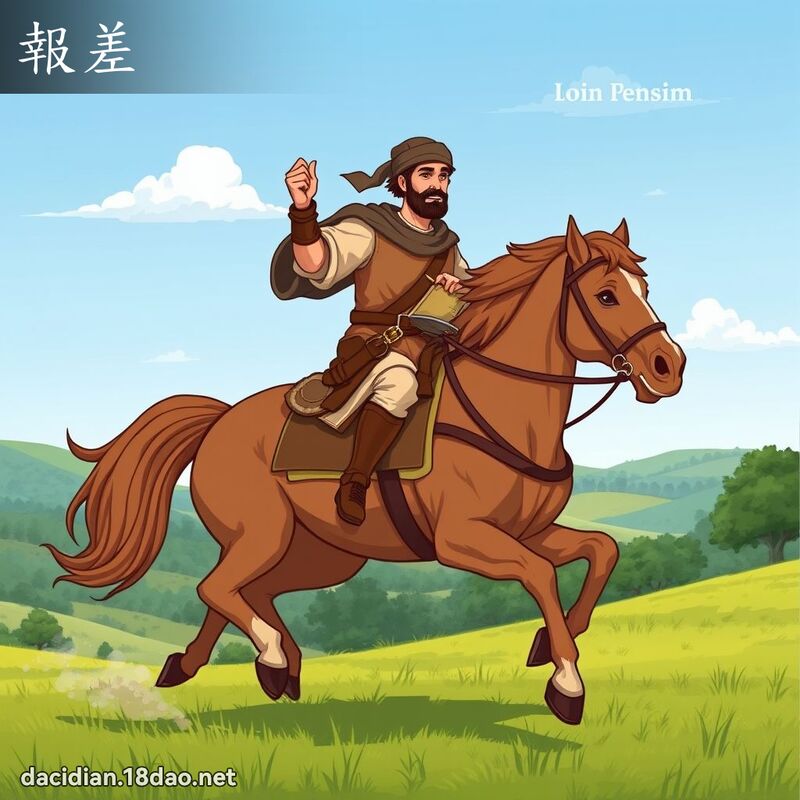 报差 - 国语大辞典配图