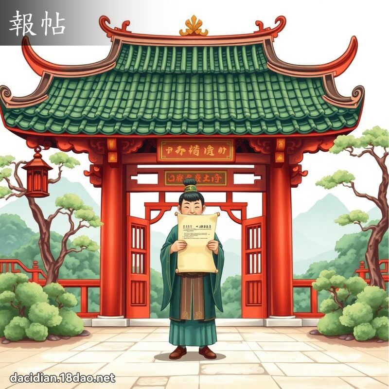 报帖 - 国语大辞典配图
