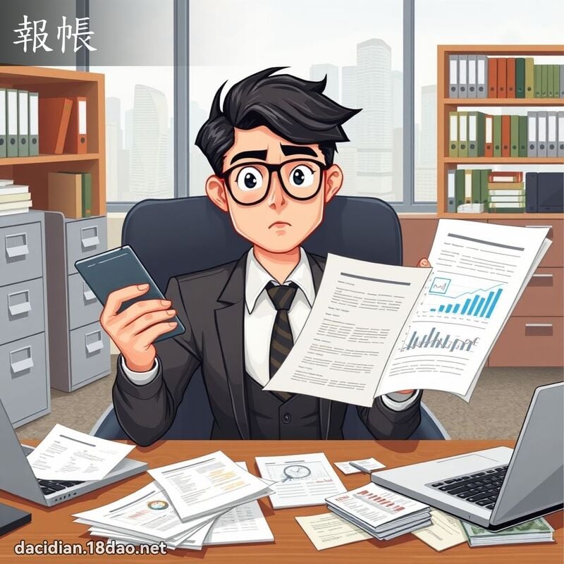 报帐 - 国语大辞典配图
