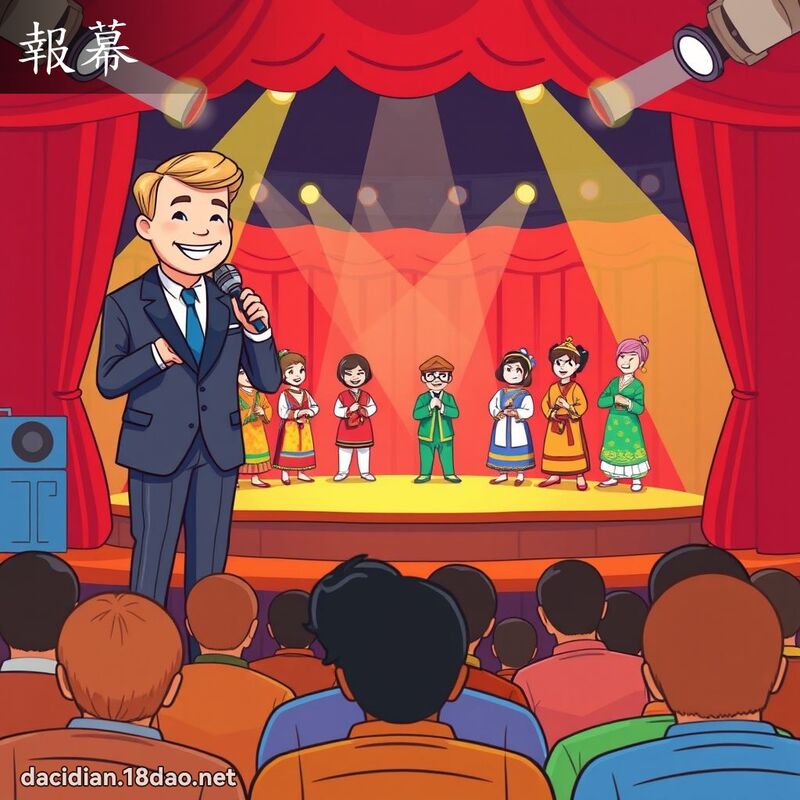 报幕 - 国语大辞典配图