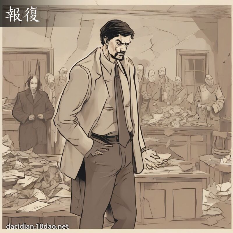 报復 - 国语大辞典配图