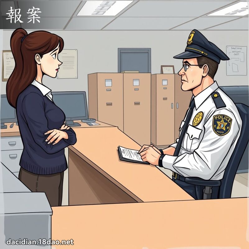 报案 - 国语大辞典配图