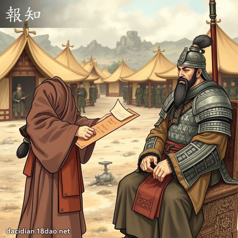 报知 - 国语大辞典配图