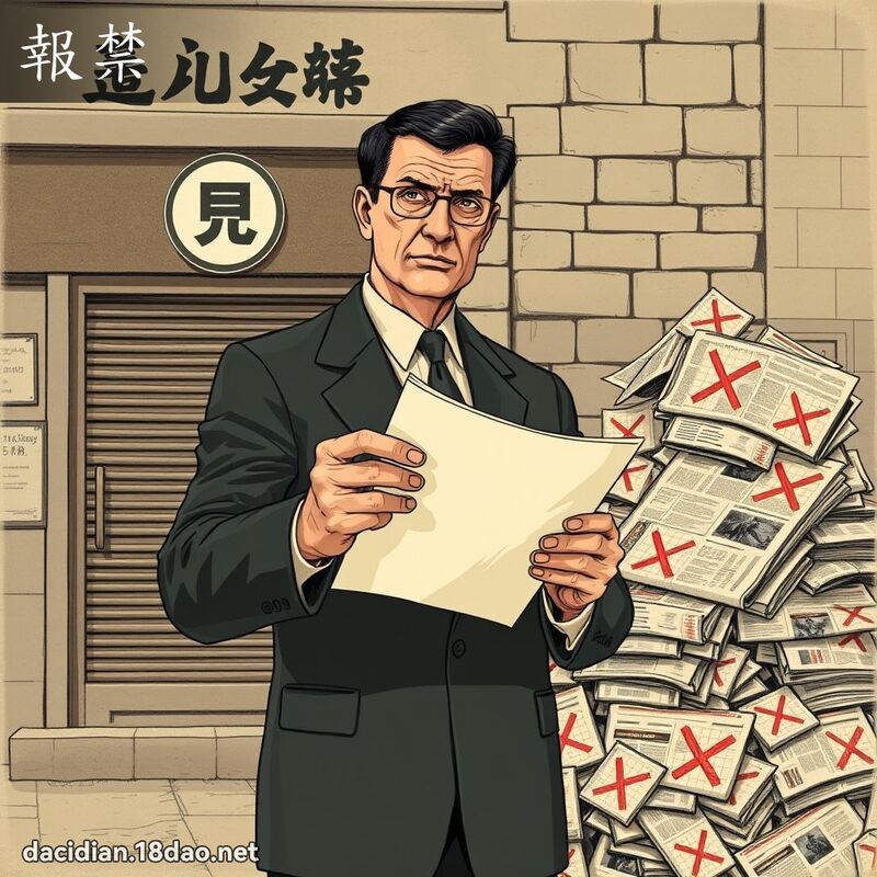 报禁 - 国语大辞典配图