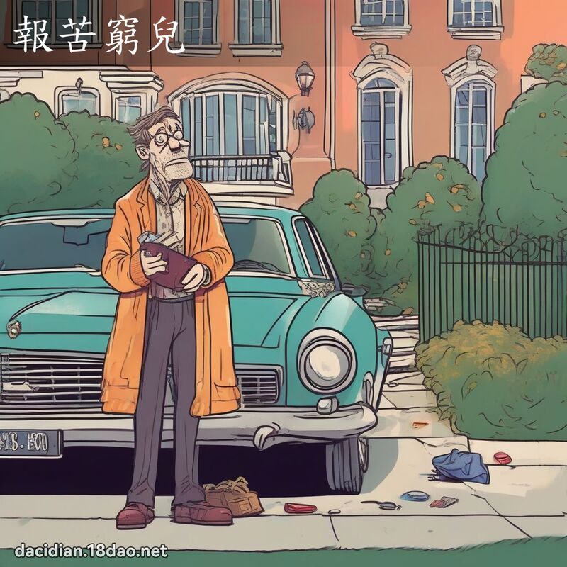 报苦穷儿 - 国语大辞典配图