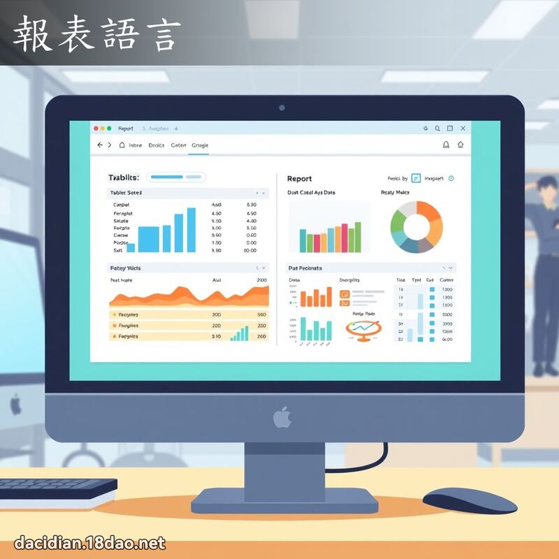 报表语言 - 国语大辞典配图