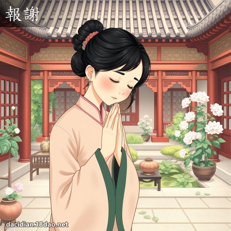 報謝 - 國語大辭典配圖