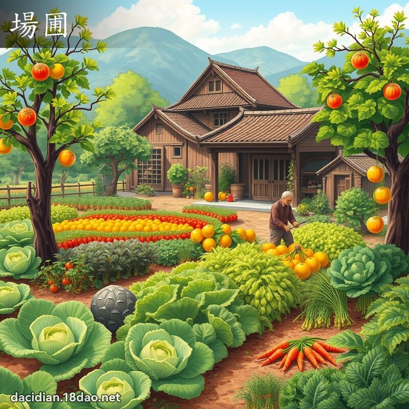 场圃 - 国语大辞典配图