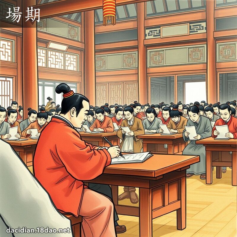 場期 - 國語大辭典配圖