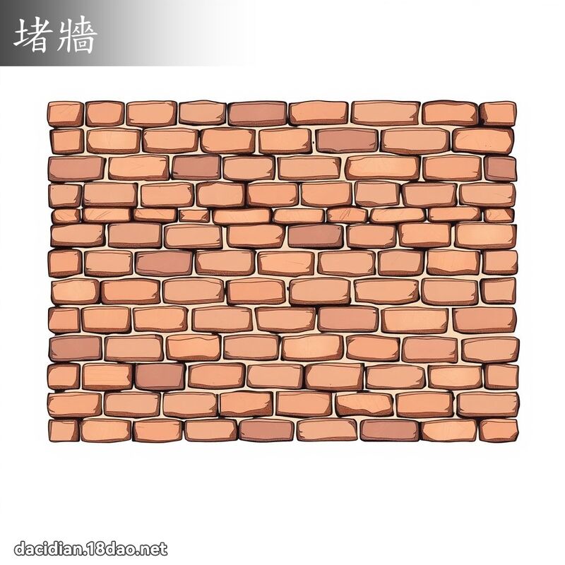 堵墙 - 国语大辞典配图