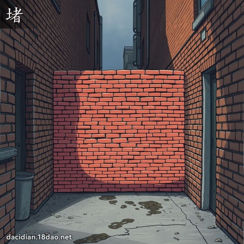 堵 - 國語大辭典配圖