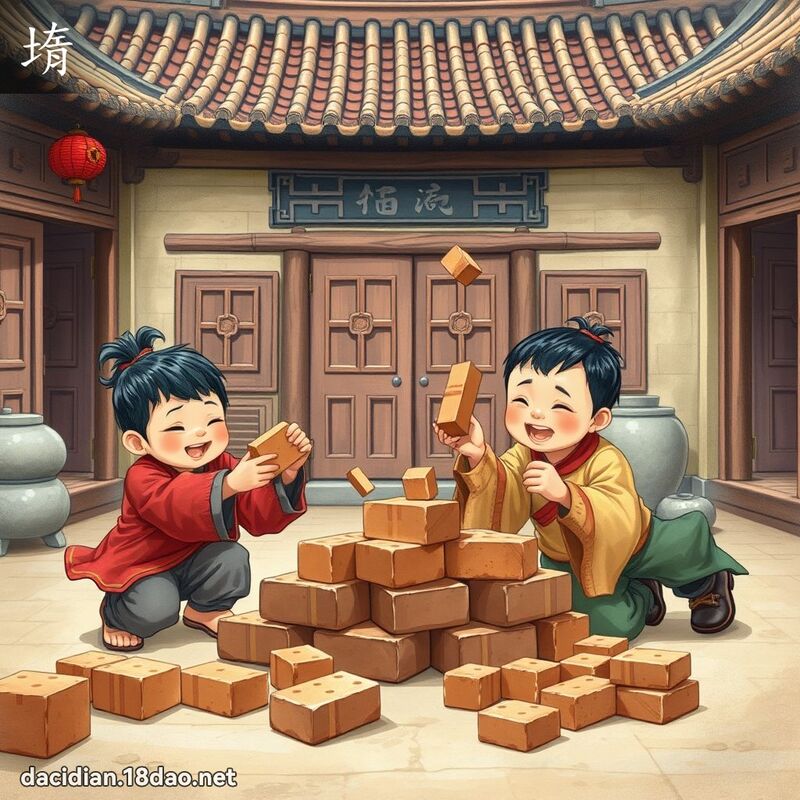 堶 - 國語大辭典配圖