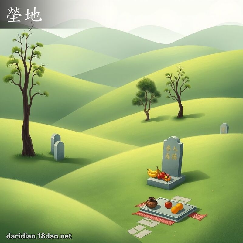 塋地 - 國語大辭典配圖