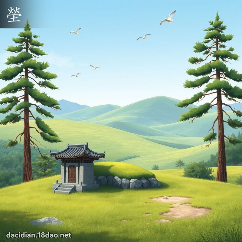 塋 - 国语大辞典配图
