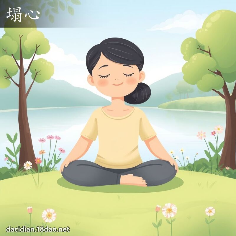 塌心 - 國語大辭典配圖