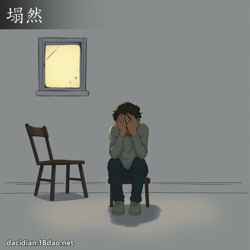 塌然 - 國語大辭典配圖