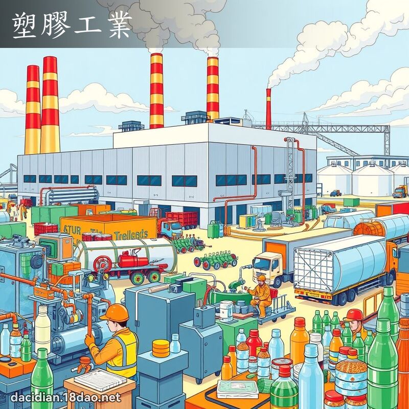 塑膠工業 - 國語大辭典配圖