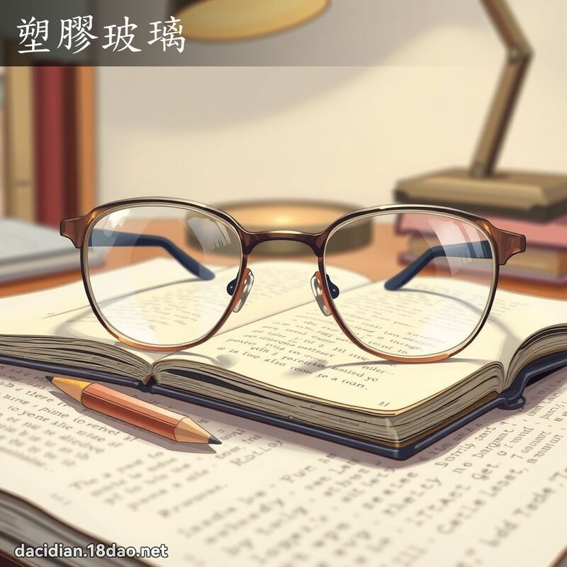塑膠玻璃 - 國語大辭典配圖