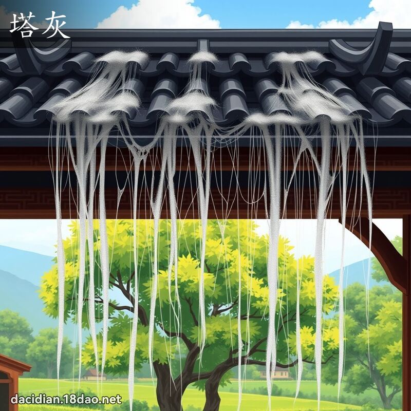 塔灰 - 国语大辞典配图