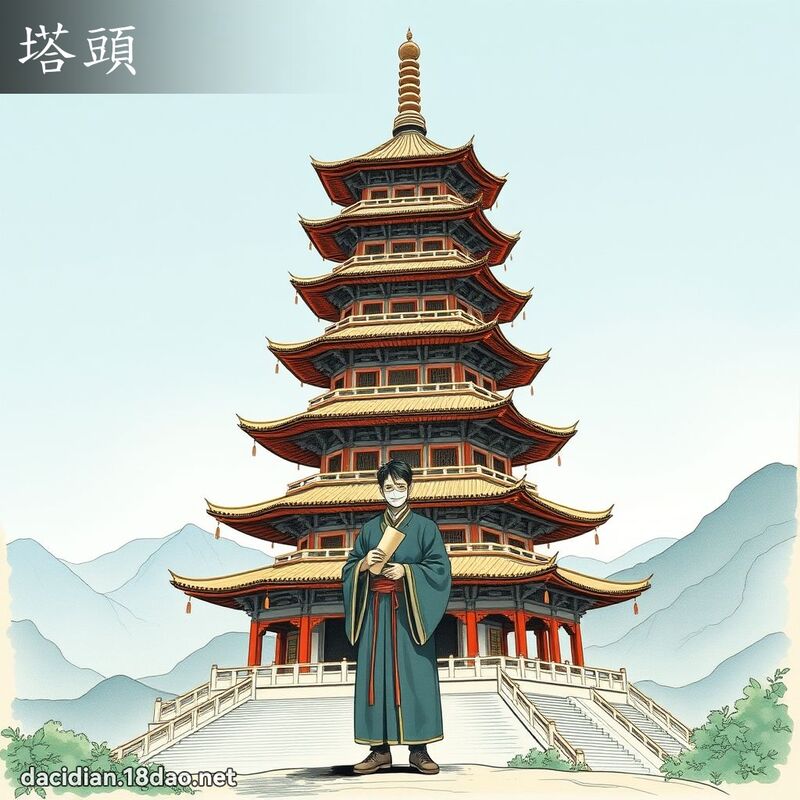 塔頭 - 國語大辭典配圖