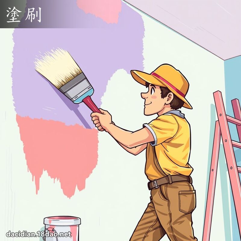 塗刷 - 國語大辭典配圖