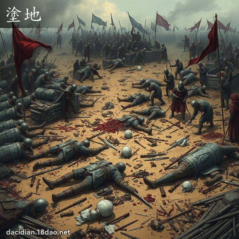 塗地 - 國語大辭典配圖